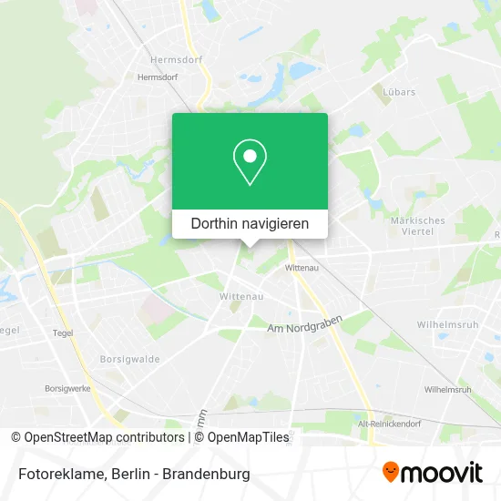 Fotoreklame Karte