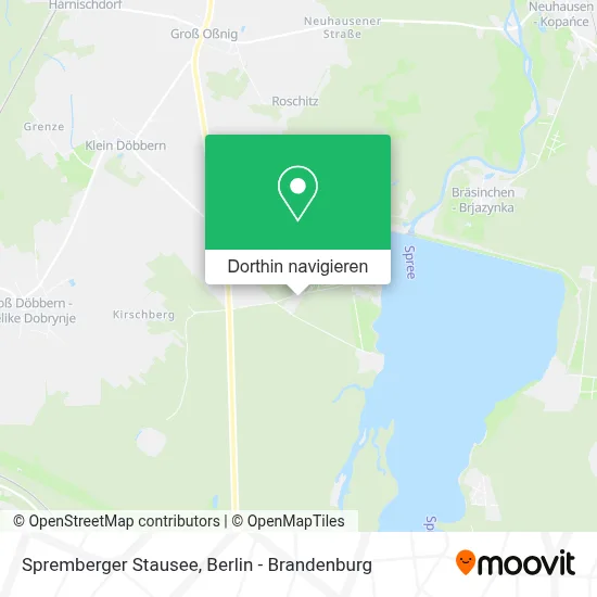 Spremberger Stausee Karte