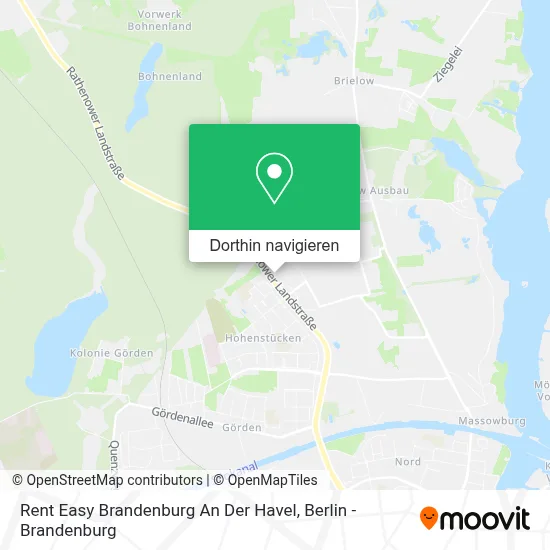 Rent Easy Brandenburg An Der Havel Karte