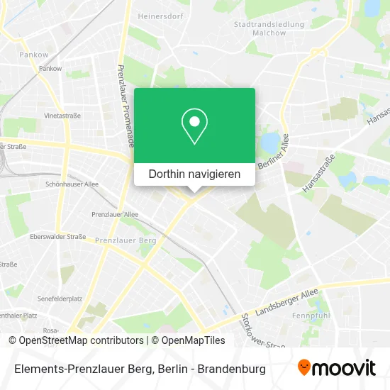Elements-Prenzlauer Berg Karte