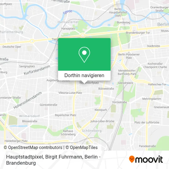 Hauptstadtpixel, Birgit Fuhrmann Karte