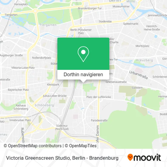 Victoria Greenscreen Studio Karte