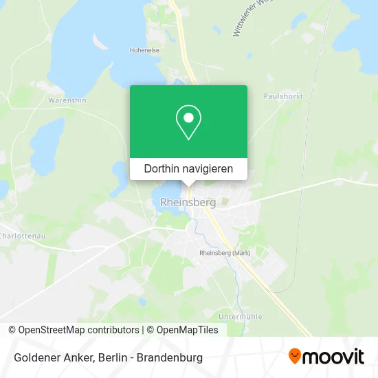 Goldener Anker Karte