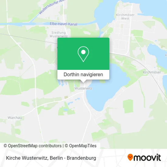 Kirche Wusterwitz Karte