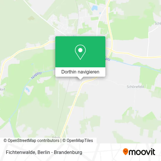 Fichtenwalde Karte