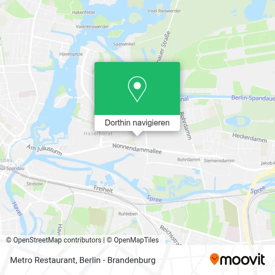 Metro Restaurant Karte