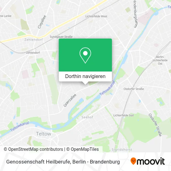 Genossenschaft Heilberufe Karte