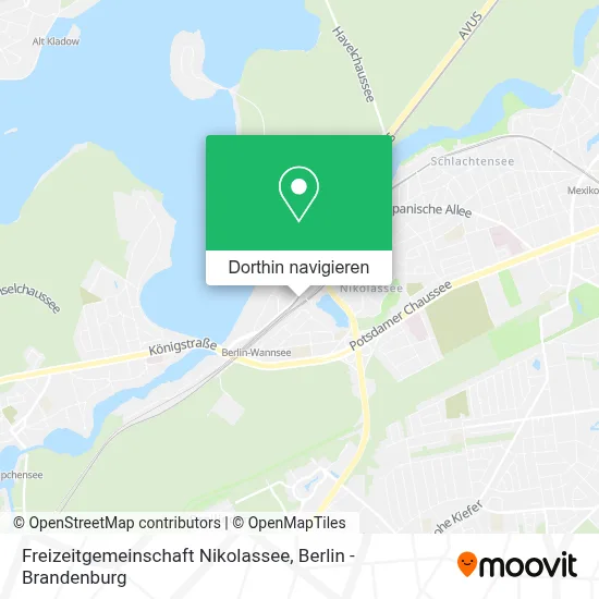 Freizeitgemeinschaft Nikolassee Karte