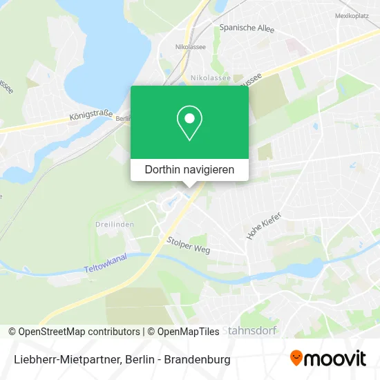 Liebherr-Mietpartner Karte