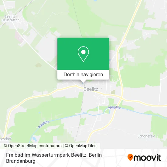 Freibad Im Wasserturmpark Beelitz Karte