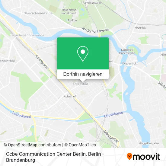 Ccbe Communication Center Berlin Karte