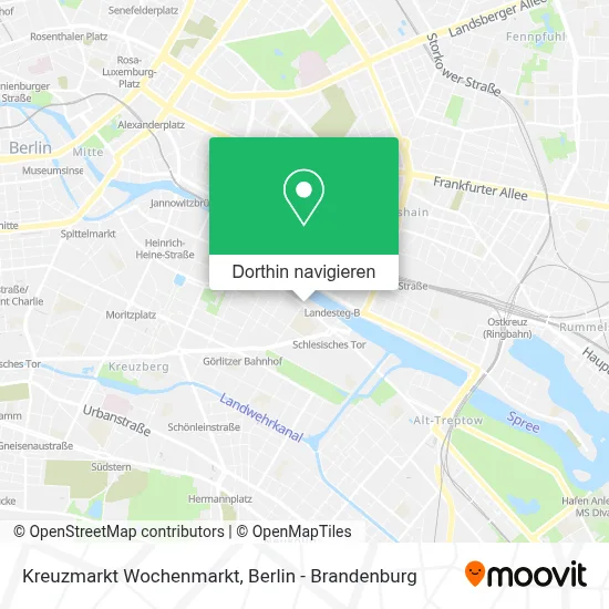 Kreuzmarkt Wochenmarkt Karte
