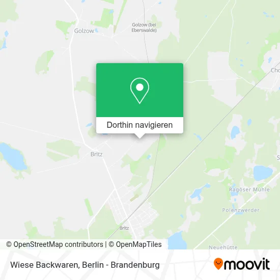 Wiese Backwaren Karte