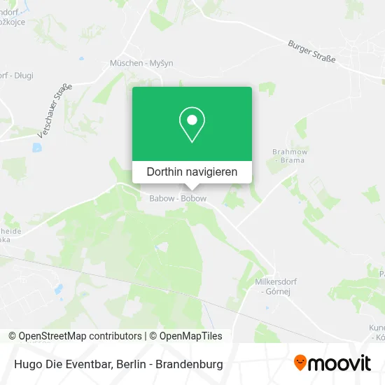 Hugo Die Eventbar Karte
