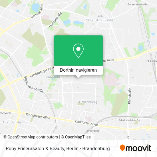 Ruby Friseursalon & Beauty Karte