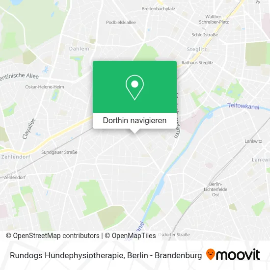 Rundogs Hundephysiotherapie Karte
