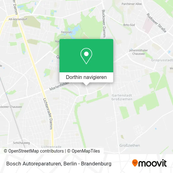 Bosch Autoreparaturen Karte
