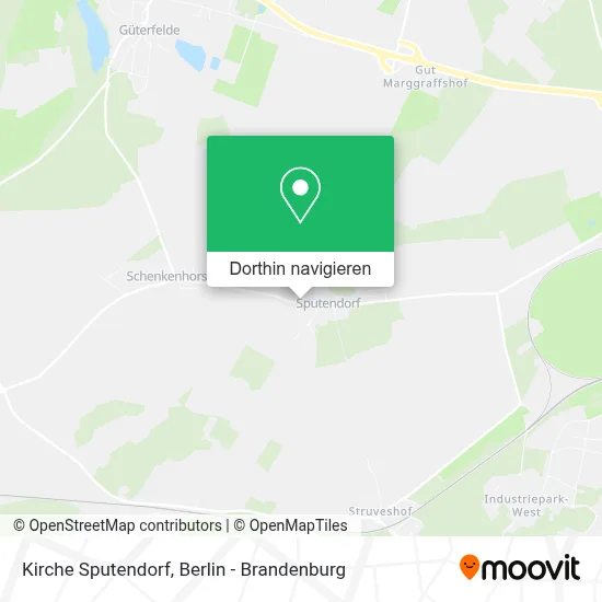 Kirche Sputendorf Karte