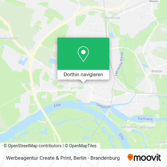 Werbeagentur Create & Print Karte
