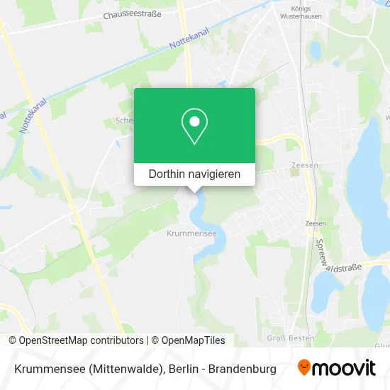 Krummensee (Mittenwalde) Karte