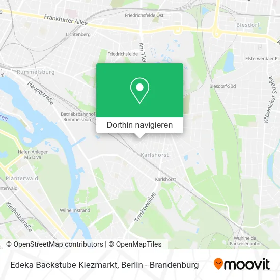 Edeka Backstube Kiezmarkt Karte