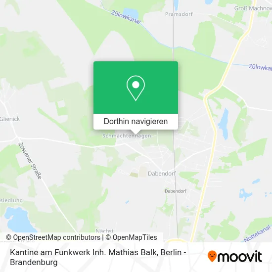 Kantine am Funkwerk Inh. Mathias Balk Karte