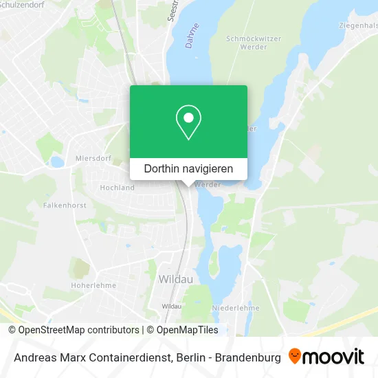 Andreas Marx Containerdienst Karte