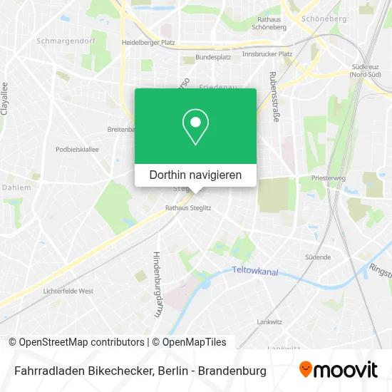 Fahrradladen Bikechecker Karte