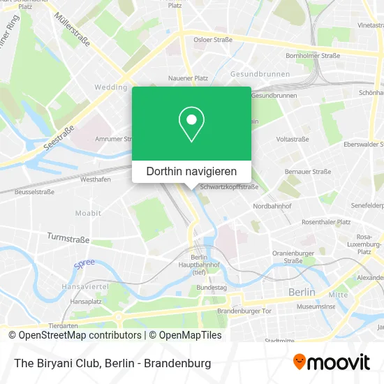 The Biryani Club Karte