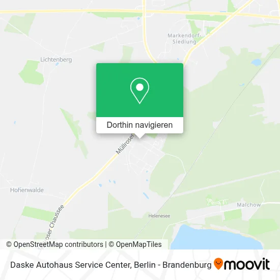Daske Autohaus Service Center Karte