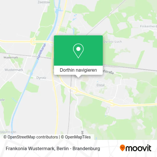 Frankonia Wustermark Karte