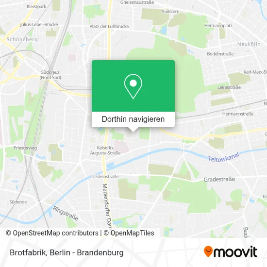 Brotfabrik Karte