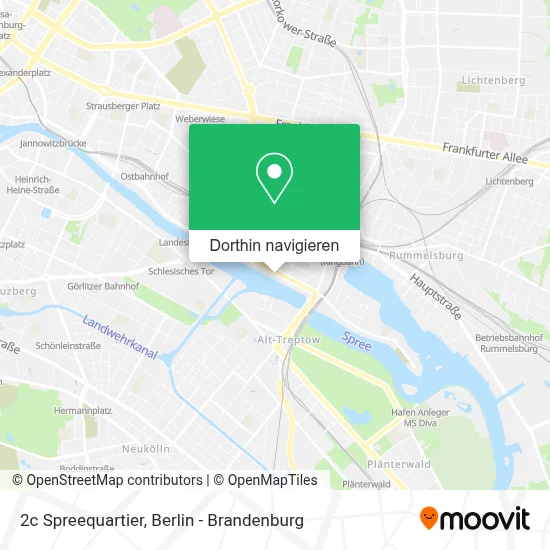 2c Spreequartier Karte