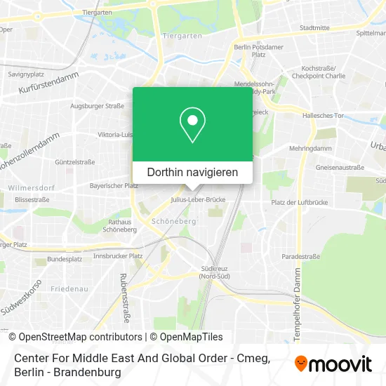 Center For Middle East And Global Order - Cmeg Karte