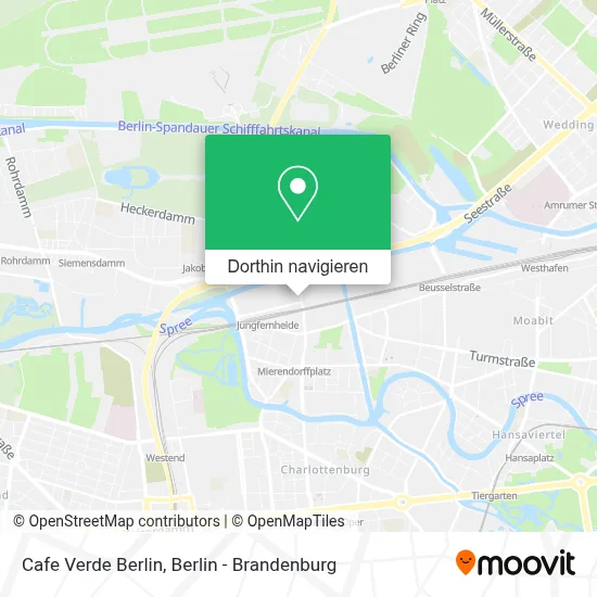 Cafe Verde Berlin Karte