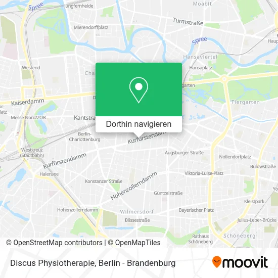 Discus Physiotherapie Karte