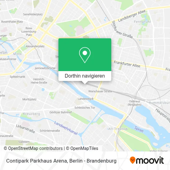 Contipark Parkhaus Arena Karte