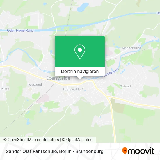 Sander Olaf Fahrschule Karte