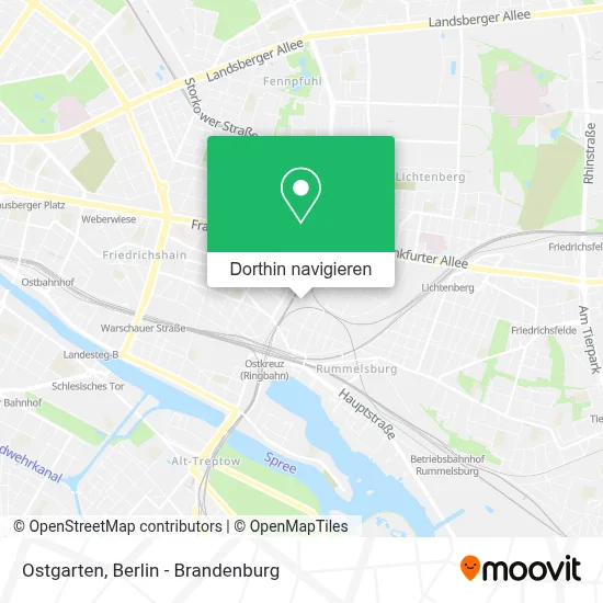 Ostgarten Karte