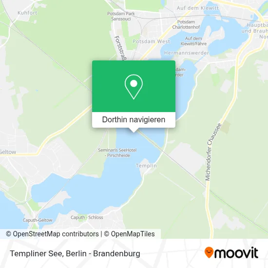 Templiner See Karte