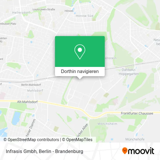 Infrasis Gmbh Karte