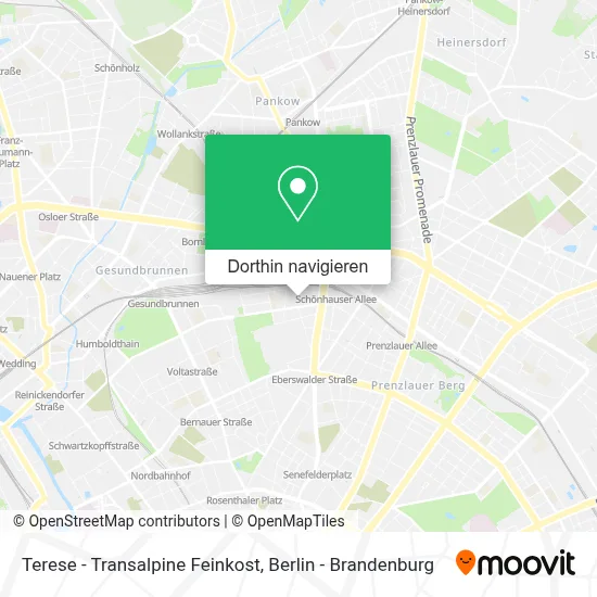 Terese - Transalpine Feinkost Karte