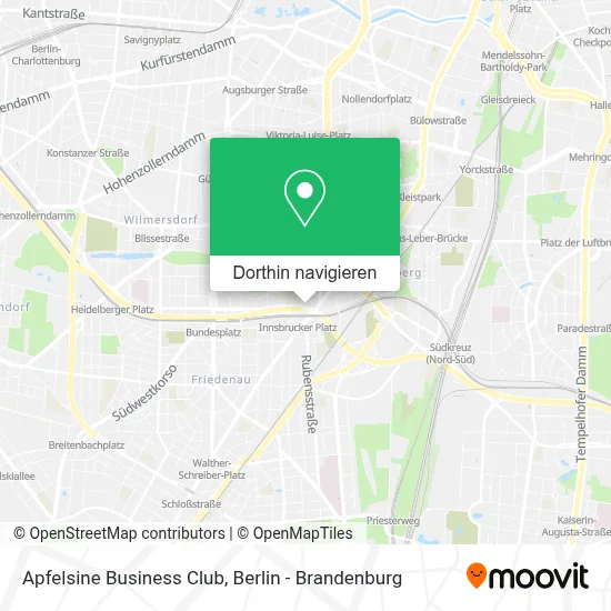 Apfelsine Business Club Karte