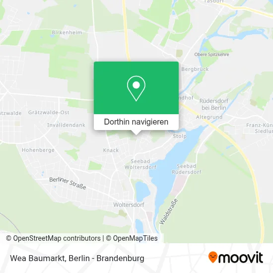 Wea Baumarkt Karte