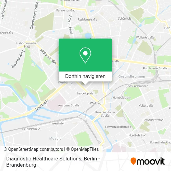 Diagnostic Healthcare Solutions Karte