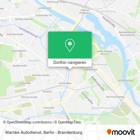 Warnke Autodienst Karte