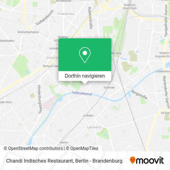 Chandi Indisches Restaurant Karte