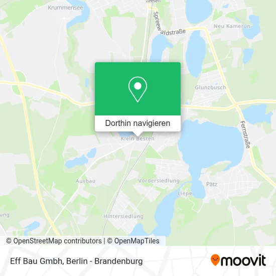 Eff Bau Gmbh Karte