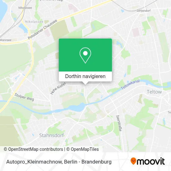 Autopro_Kleinmachnow Karte