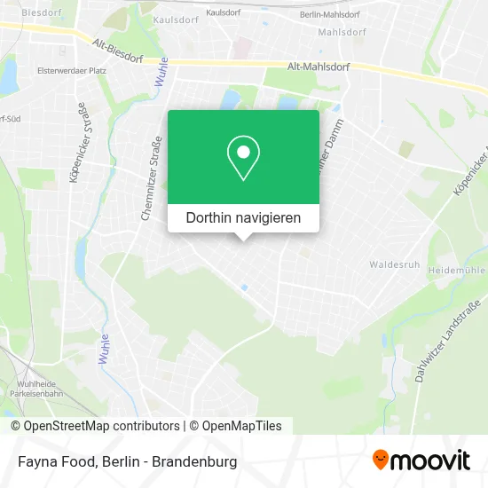Fayna Food Karte